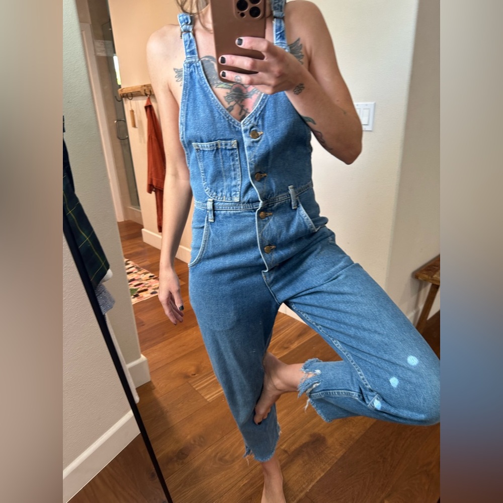 Lee Light Blue Denim Women's Overalls